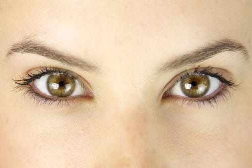 Different kinds of hazel eyes