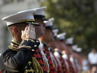 veterans soliders military salute