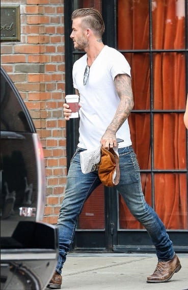 david beckham dressing style casual