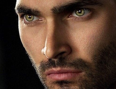 Tyler Hoechlin zöld szeme