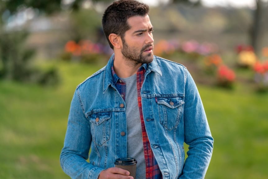 men wearing denim jacket