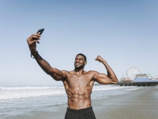 sexy black man selfie facebook